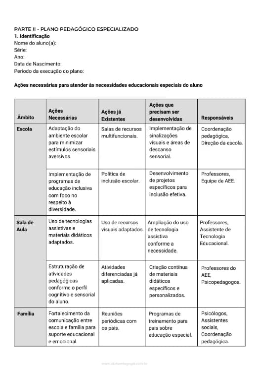 Prévia de Pareceres e Objetivos